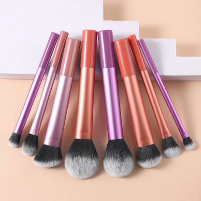 8-Piece Portable Makeup Brush Set