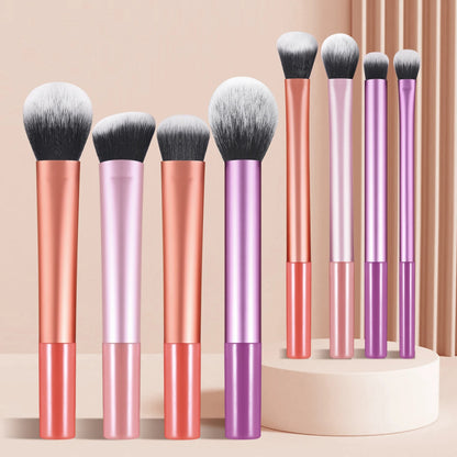8-Piece Portable Makeup Brush Set