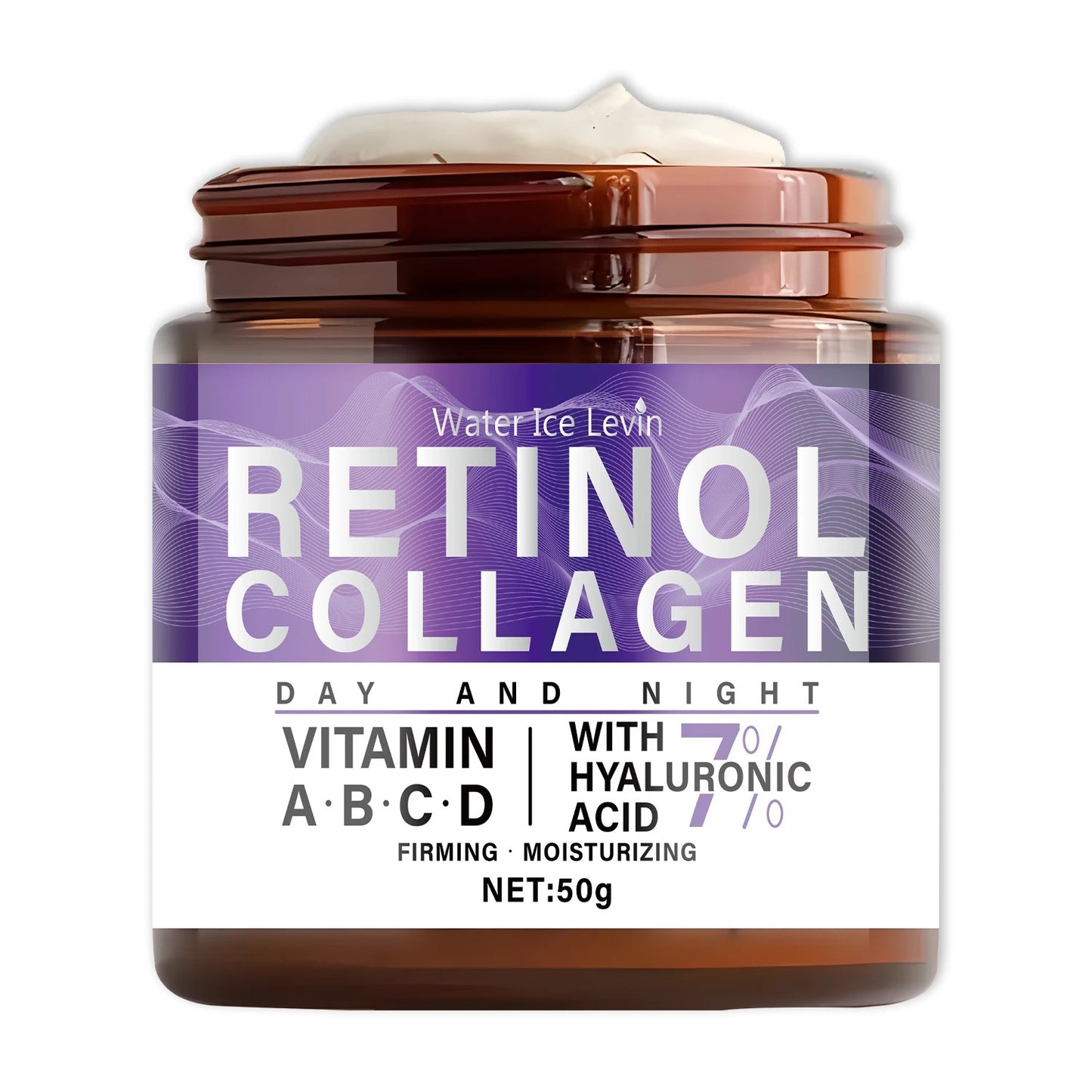 50g Collagen Retinol Niacinamide Day and Night Moisturizing Cream, Moisturizing and Firming, Silky Texture Suitable for All Skin Types